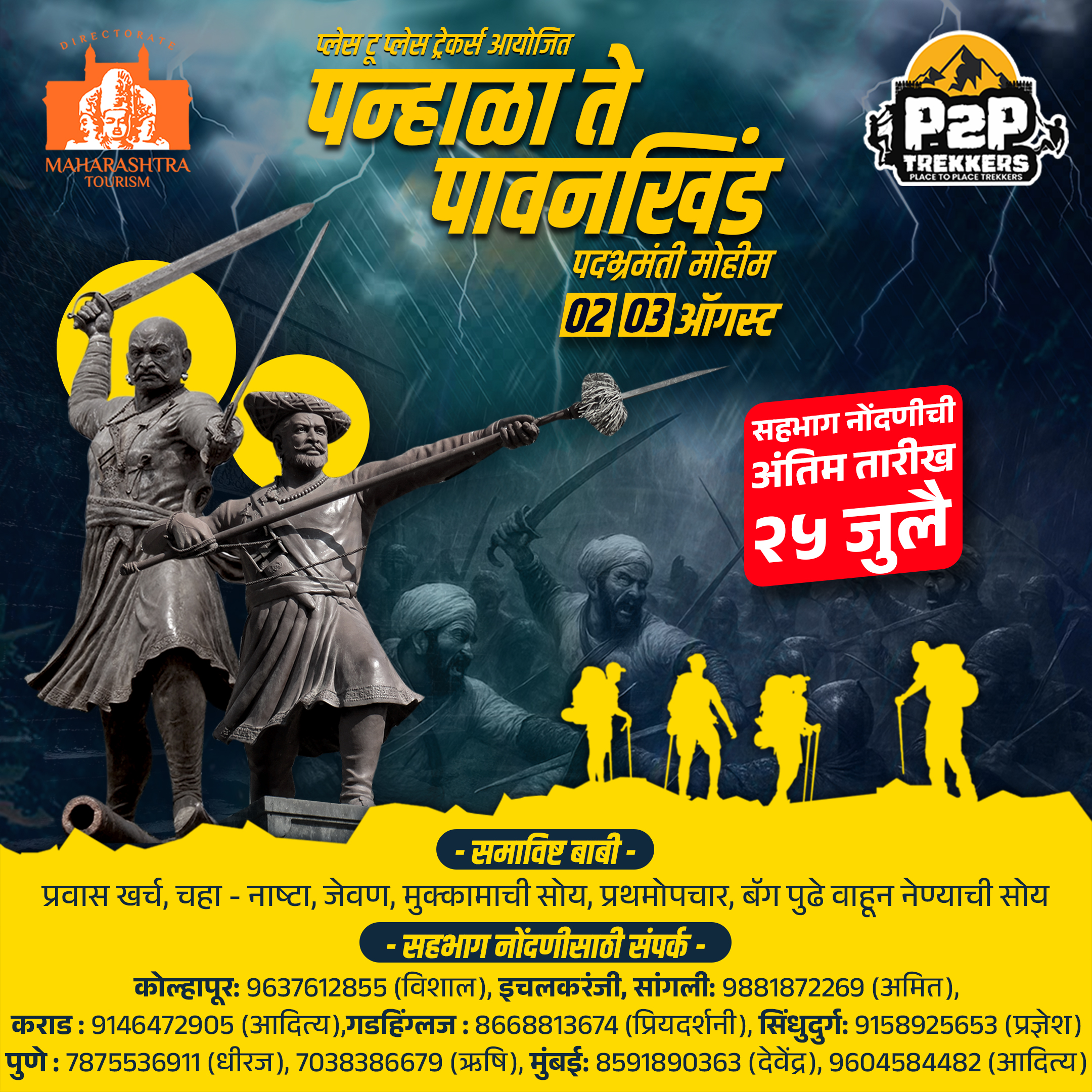 पन्हाळा ते पावनखिंड (बॅच २)